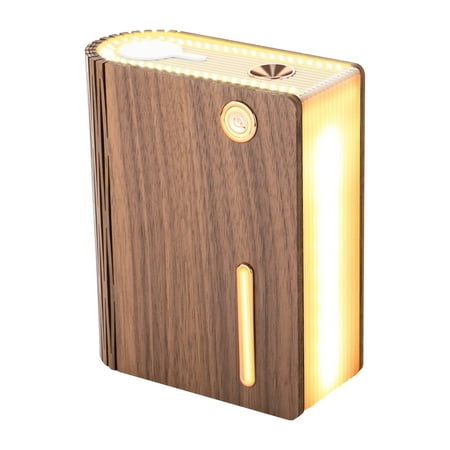 

Virmaxy Discount Creative New Wooden Book Lamp Humidifier USB Charging Night Light Book Lamp Atmosphere Atomizer Gift Lamp