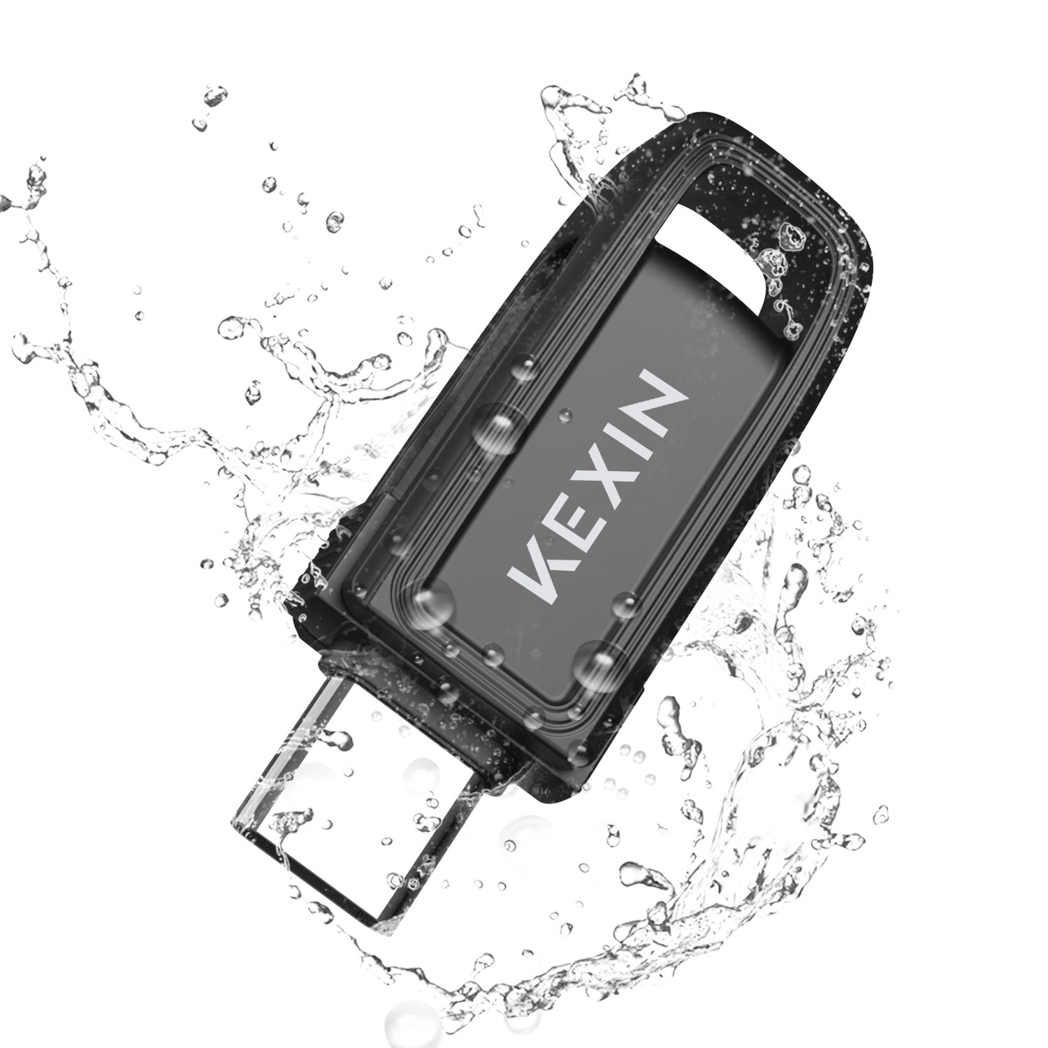KEXIN 128GB USB C Flash Drive 100MB/s,Swivel Dual Thumb Drive for Smartphone Tablet Phone 15/16 Car Game Console,Black