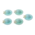 thumbnail image 1 of de decoración Caja de teléfono 3D Resina Conjunto plano Decoración de teléfono móvil 5pcs azul CUTICAT Cubierta a prueba de polvo del auricular, 1 of 7