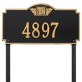 thumbnail image 1 of Monogram - Estate Lawn - One Line- Black/Gold, 1 of 1
