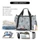 thumbnail image 5 of Disketp Winter Gnome And Snowman Bolsa de Viaje Tipo Duffle, Bolso de Mano para Fin de Semana para Mujer, Bolsa de Gimnasio Ligera para Hombre, Esencial para Viajes, 5 of 7