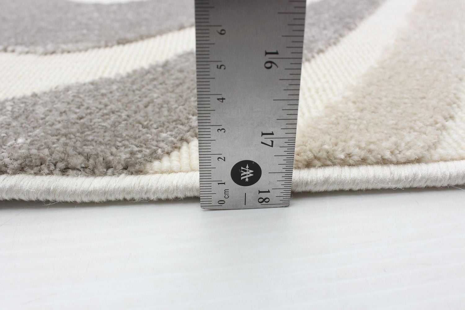 ECARPET Modern Area Rug for Dining Room, Living Room, Bedroom or Den Zuma Ivory