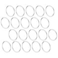 thumbnail image 1 of Metal Rings, Finely Polished Durable Iron O Rings Multi Layer Polished Surfaces  for DIY Belt for Clothes Decoration for Handbag Buckle, 1 of 7