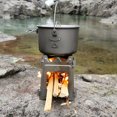 thumbnail image 3 of Titanium outdoor pot Titanium Camping Tableware Outdoor Kitchen Cooking Pot Hiking Trekking, 3 of 8