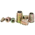 thumbnail image 3 of 125-Piece Galvanized Iron Hex Drive Insert Wood Nuts Assortment Kit - Durable Threaded Furniture Fasteners with Storage Box, Multiple Sizes M4/M5/M6/M8/M10 for Home Decoration, Cabinet & Woodworking, 3 of 6