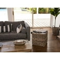 thumbnail image 2 of Kouboo Square Rattan Basket, Decorative Storage Basket and Planter, Living Room, Blankets, Laundry Basket, Linens, 2 of 12
