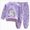 C194---Purple, variant on 6-12 Months Girls Long Sleeve Pajama Set Outfit for Girls 10-12 Years Old Kids Pajamas Cotton Long Sleeve Toddler Girls Kids,Purple