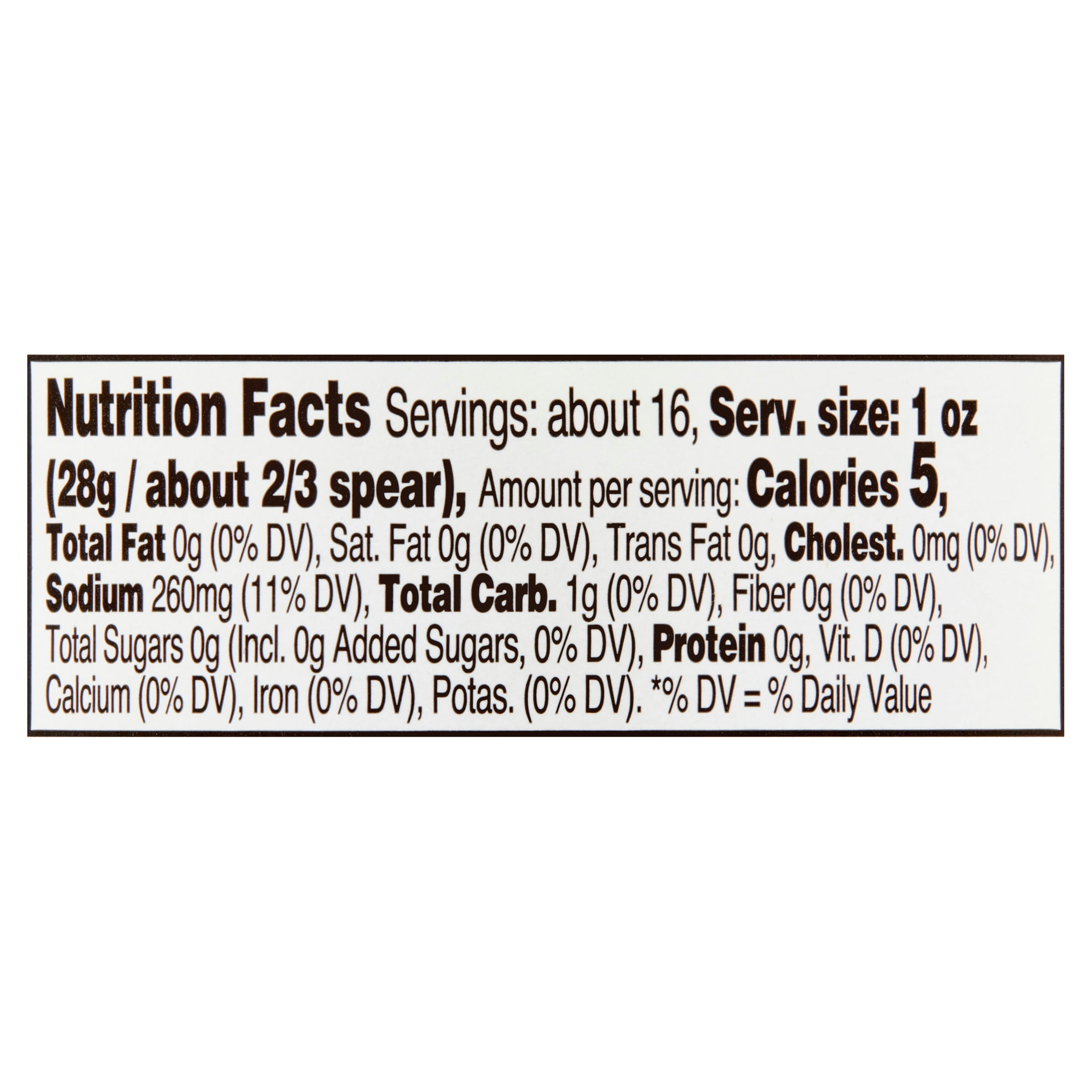 Great Value Spears Dill Pickle Fresh Pack, 24 fl oz