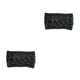 thumbnail image 4 of Diadema de invierno Jumpingount para mujer Protector de cabeza elástico de ganchillo a prueba de viento Negro+Gris 2Conjunto, 4 of 6