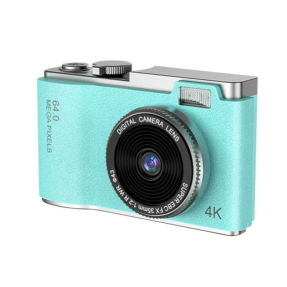 Fnyoxu Student Digital Camera with Front & Rear Camera, 4K Video & 24MP Photos, No Memory Card Needed, 2.4" LCD Screen, 8x Zoom, Compact for Beginners Vlogging - USB-C Rechargeable