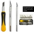 thumbnail image 3 of 16-Piece Craft Knife Set, Precision Blades for DIY Projects with Magnetic Storage Case, 3 of 6