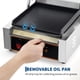 thumbnail image 5 of Yeshouse Parrilla comercial para paninis, sandwichera eléctrica de 1800W, placa esmaltada 23x23 cm, prensa doble de acero inoxidable con control de temperatura y asa, 5 of 8