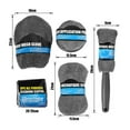 thumbnail image 4 of JingChun Car Cleaning Tools Kit, 9Pcs Car Wash Tools for Detailing Interior and Exterior Cleaning, Microfiber Wash Mitt and Cloths, Waxing Sponge, Auto Complete Care Kit, 4 of 9
