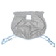 thumbnail image 1 of Arnés de elevación de pacientes, 4 posiciones, capacidad de 230 kg, diseño de orificios, arnés de transferencia de pacientes de malla transpirable con agarre direccional L, 1 of 15