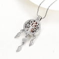 thumbnail image 3 of Dream Catcher Cremation Jewelry for Ashes Stainless Steel Tree of Life Locket Pendant Memorial Urn Necklace for Women Loved Ones Keepsake Gift Ashes Holder, 3 of 7