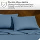 thumbnail image 5 of Juego de Fundas de Almohada Bare Home Cierre Tipo sobre Colección Premium 1800 Tamaño King 20 x 36 Azul Corona 2 Unidades, 5 of 6