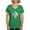 Irish Green, variant on CafePress - PD Moreno's Halloween Ghost Women's V Neck T Shirt - Women's V-Neck Dark T-Shirt