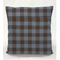 thumbnail image 2 of Buffalo Check Plaid Pillowcase / Pillow Cover by Penny's Needful Things (12 x 20) (Blue), 2 of 4