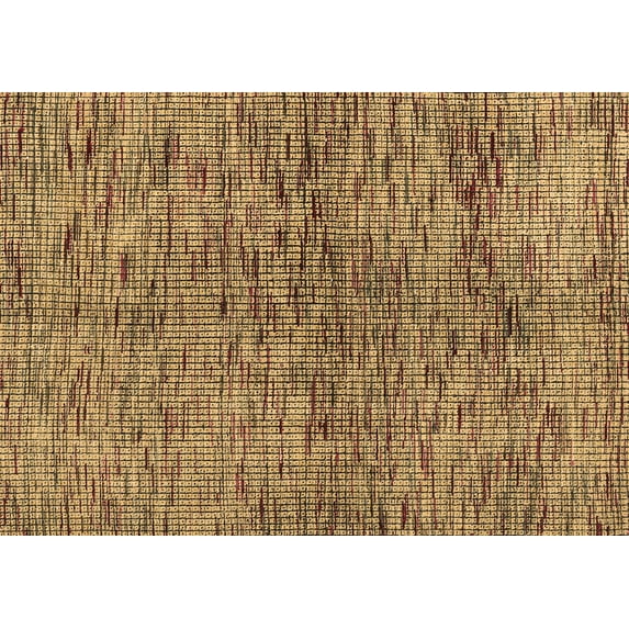 Ahgly Company Indoor Rectangle Abstract Brown Modern Area Rugs, 2' x 3'