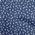 thumbnail image 1 of oneOone Cotton Flex Navy Blue Fabric Damask Sewing Craft Projects Fabric Prints By Yard 40 Inch Wide, 1 of 4