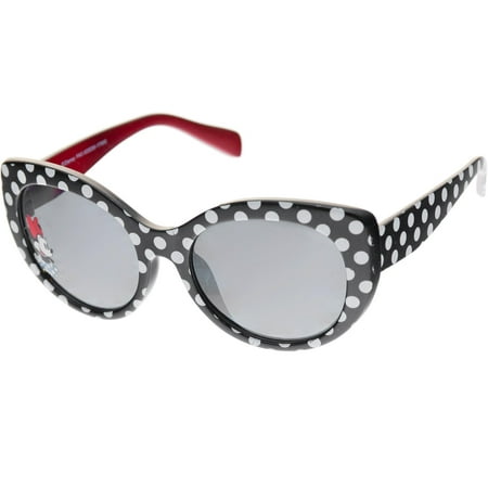 Disney Minnie Mouse Girls Polka Dot Sunglasses One Size Black/white/red