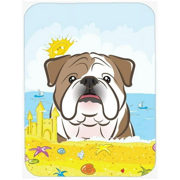 Carolines Treasures  English Bulldog Summer Beach Mouse Pad
