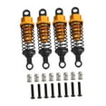 thumbnail image 3 of Almencla 4 Pieces Hydraulic Shock Absorbers for RC Car RC Shocks 55mm Upgrade Parts 1/12 1/16 Scale Dampers for MN168 MN82 B16 B14 B36 , Black, 3 of 5