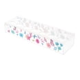 thumbnail image 4 of Jarrón rectangular de acrílico transparente, largo, transparente, para flores, para plantas 14 agujeros, 4 of 9