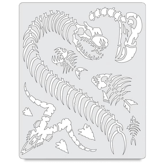 Iwata Artool Freehand Template - Curse of the Skull Master Petting Zoo