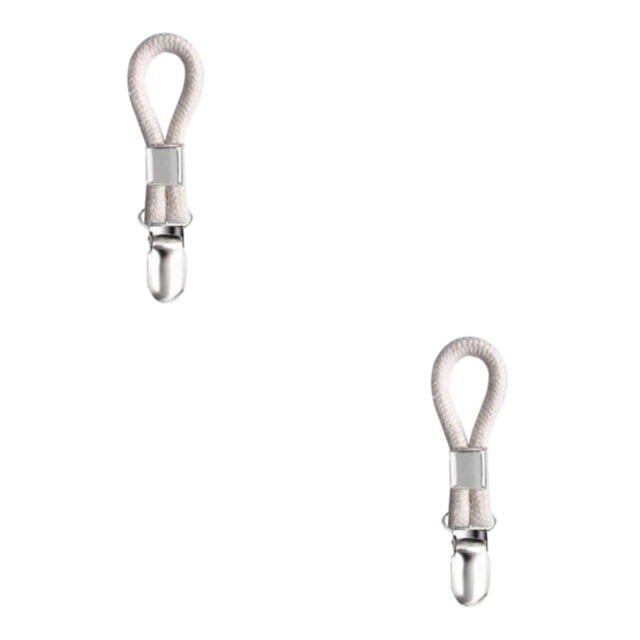 QualitChoice Towel Clip Clothes Rack Laundry Clamp Space Saving Metal Clothing Hanger Hanging Clamps Rustproof Kitchen Gadget Type 3 2PCS