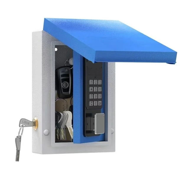 Smart Key Safe Box with Waterproof Cover, OTP/APP Bluetooth/Wi-Fi/Fixed Code/Key Unlock ,Easy to Operate