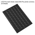 thumbnail image 3 of Unique Bargains Photo Corner Sticker PVC Self Adhesive Picture Mounting Label Black 20 Sheets/2040 Pcs, 3 of 5
