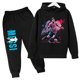 thumbnail image 2 of 2024 HOT kid kickball Head Print Ropa de fútbol para niños Ropa deportiva de primavera y otoño para niños Sudadera con capucha Messi Pantalones Traje informal de 2 piezas, 2 of 5