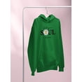 thumbnail image 3 of Lets Your Soul Shine Daisy Hoodie Women -Image by Shutterstock, Female x-Large, 3 of 4