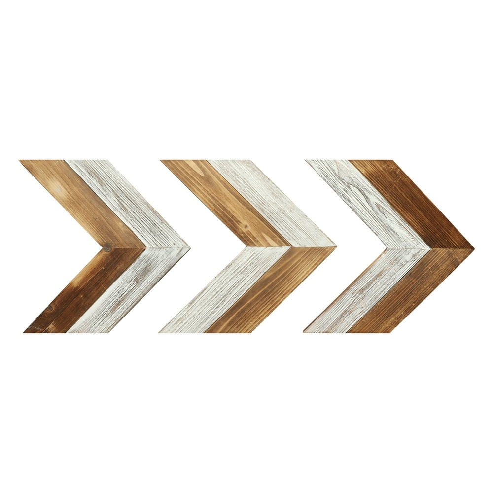 Barnyard Designs Rustic Farmhouse Wooden Chevron Arrow