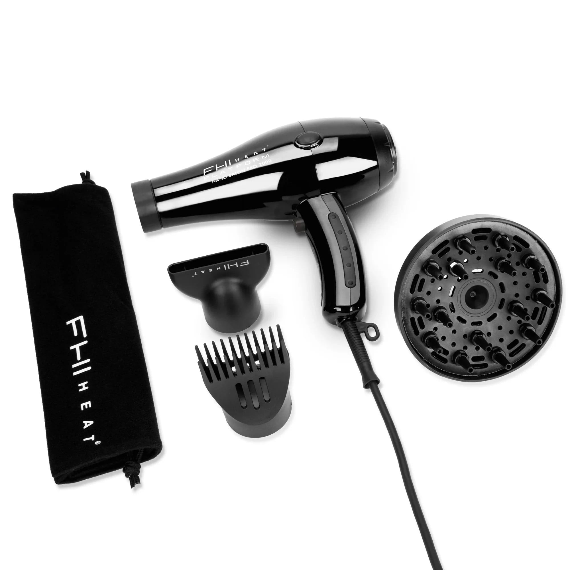 FHI Heat Platform 2000 Nano Power Pro Dryer, Black