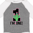 thumbnail image 4 of Inktastic 1st Birthday Cactus Cute Girls 1 Year Old Girls Long Sleeve Baby Bodysuit, 4 of 5