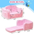 thumbnail image 2 of Stmoze Modular Play Couch for Kids 3+ Years Old, Glow in The Dark Play Couch, Fold Out Couch for Kids, Convertible Kids Fold Out Play Foam and Floor Cushion for Bedroom and Playroom, 2 of 6