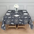 thumbnail image 3 of Spider Web Bats Halloween Pattern Square Tablecloth,Waterproof Square Table Cover,Wipeable Spillproof Washable Table Cover for Home Kitchen Party Decor 42"X42"(107x107cm), 3 of 6