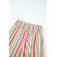 thumbnail image 6 of Ushdele Vibrant Striped High-Waist Wide-Leg Pants - Chic & Comfortable Fit!, 6 of 8