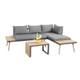 thumbnail image 1 of Ilios Innova Sala Modular Tipo L para Exterior e Interior con Estructura de Acero, Polimadera y Cojines Gruesos de Espuma 22D – Diseño Versátil y Moderno para 3 a 4 Personas, 1 of 9