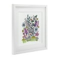 thumbnail image 4 of Giraffe in Midst of Flowers White Framed Print Under Glass, design by Cecilia Battaini, 4 of 10