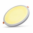 thumbnail image 1 of Lampara panel LED ajustable, plafon, luz calida blanco, Paquete 10piezas, 1 of 2