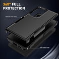 thumbnail image 4 of KOMI for Samsung Galaxy S25 Case with HD Screen Protector, 10 FT Military Grade Drop Protection, Anti-Slip Phone Case, Black, 4 of 5
