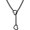 Black Heart, variant on Heart O Ring Slip Chain Choker Necklace for Women Men Stainless Steel Cuban Chain Y-shape Necklaces Punk Rock Adjustable Lariat Y Necklace Prom Necklaces
