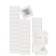 thumbnail image 1 of 32 Piezas Cajas de Embalaje de Jabón 2.6x2.6x1.2 Pulgadas Caja de Jabón de Kraft con Ventana (Cuadrada, Blanca), 1 of 6