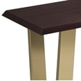 thumbnail image 3 of Simpli Home Lewis Solid Mango Wood 42 inch Wide Contemporary Bench in Cognac, 3 of 9