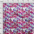 thumbnail image 3 of oneOone Viscose Jersey Fuschia Pink Fabric Abstracts Sewing Craft Projects Fabric Prints By Yard 60 Inch Wide, 3 of 5