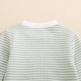 thumbnail image 6 of Gibobby Infant Baby Girl Romper Infant Fall Winter Clothes 3 6 9 12 18 Months Ruffle Sweater Long Sleeve Bodysuit Jumpsuit Infant Onesie(0-3 Months,Green), 6 of 9
