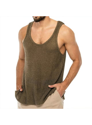 Knitted Tank Top Mens